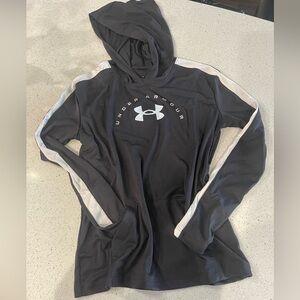 NWT: Girls Under Armour Tech Graphic Long Sleeve Loose Hoodie